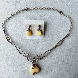 Carolyn Pollack Statement Necklace and Earring Set